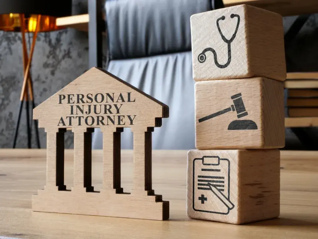 personal injury law desk showcasing their different related services